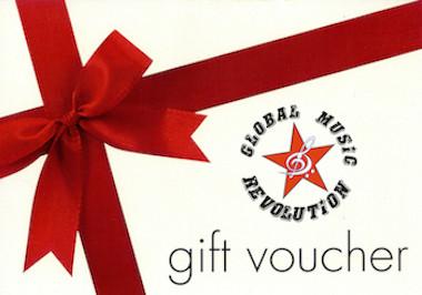 Global Music Revolution Gift Voucher Voucher Global Music Revolution 