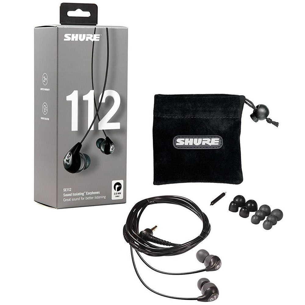 Shure SE112 Sound Isolating Earphones Headphones Shure 